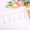 Factory direct sales of eco-friendly all-cotton brooms, tassels, lace clothing accessories and accessories, high-quality cotton thread lace in stock for wholesale Specification image
